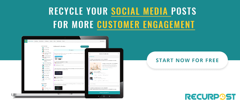 RecurPost as blogging tool a best social media scheduler