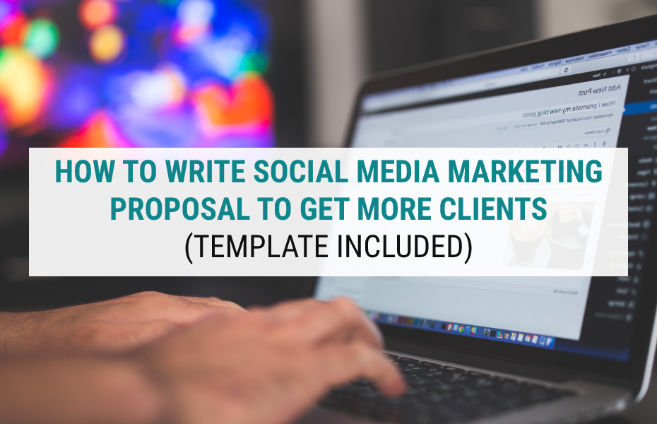 how to write a social media marketing proposal free template recurpost - social media scheduler