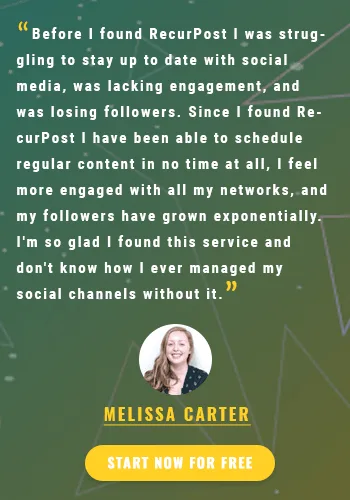 Team RecurPost - social media scheduler