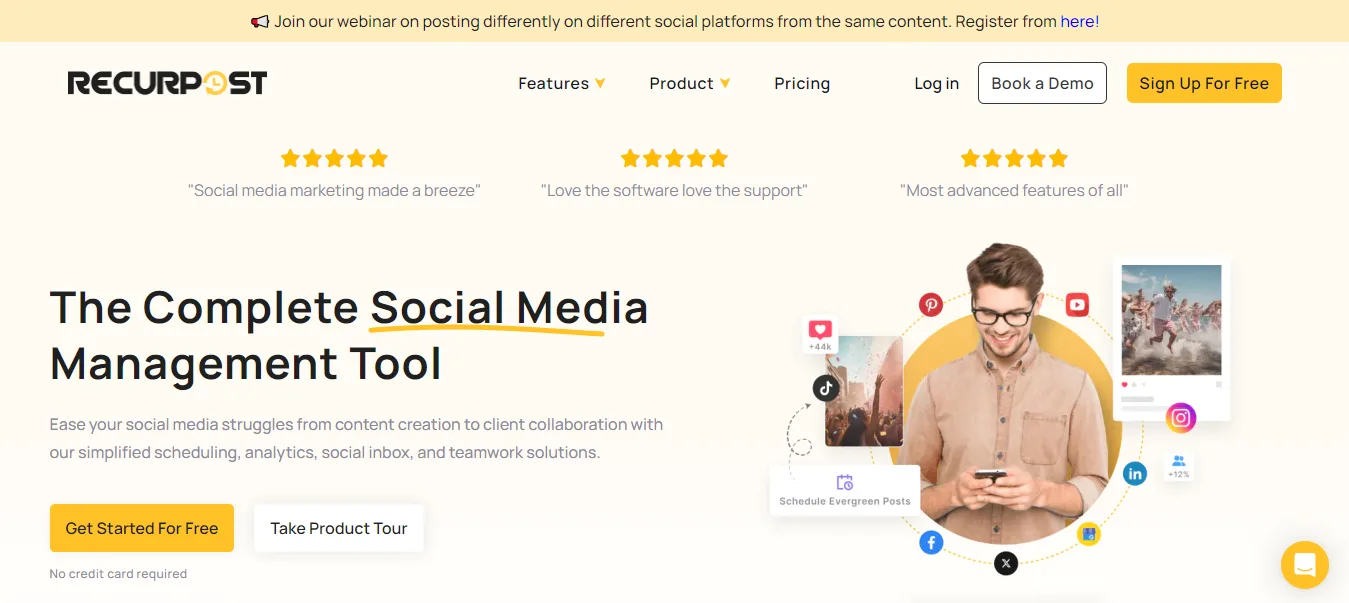 Social Media Posting tool - RecurPost