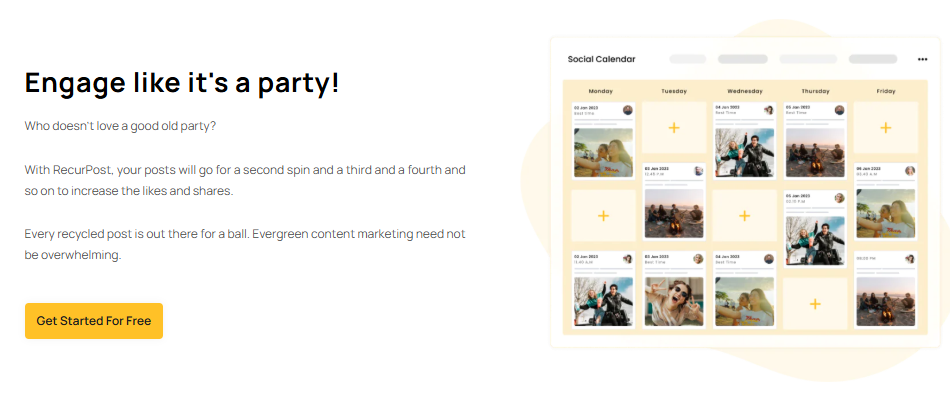 Recurpost website