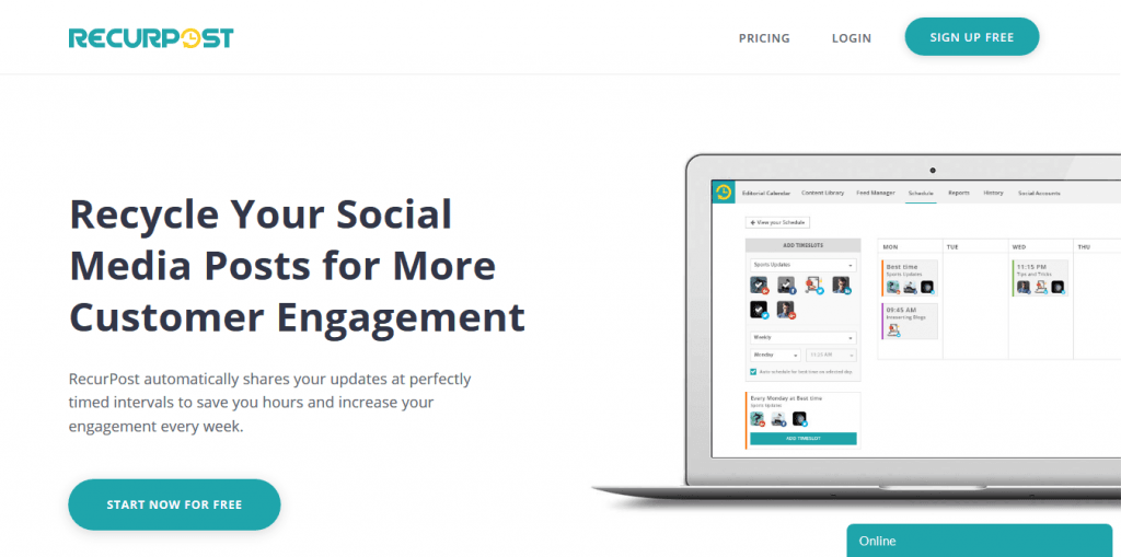  Recurpost instagram tool by recurpost as best social media scheduler