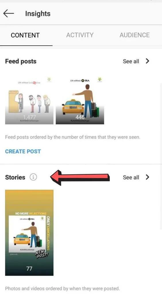 Instagram story analytics by RecurPost as best social media scheduler