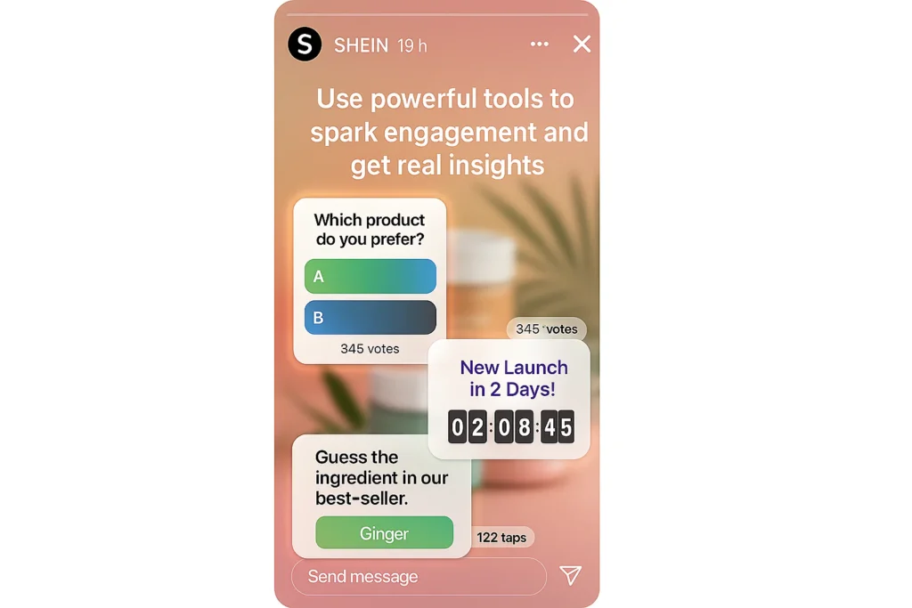 Use Interactive Stickers Strategically