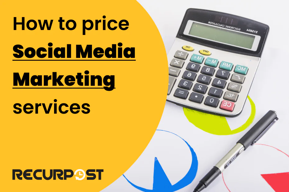 How to price social media marketing services.