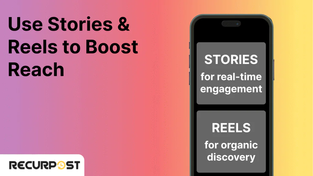 How to Use Instagram for Business: Step 3: Use Stories & Reels to Boost Reach