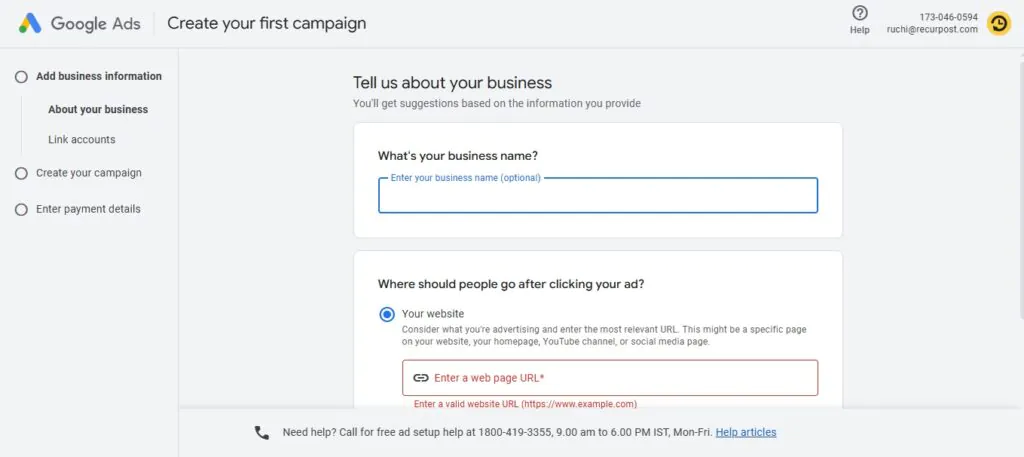 How to Set Up Google Ads: Step 1: Create a Google Ads Account