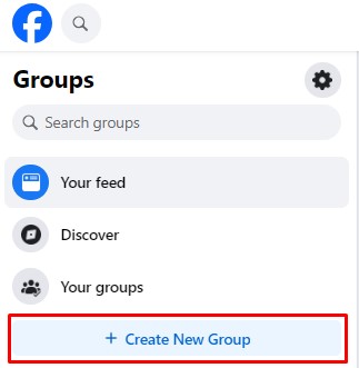 Create New Group on Facebook