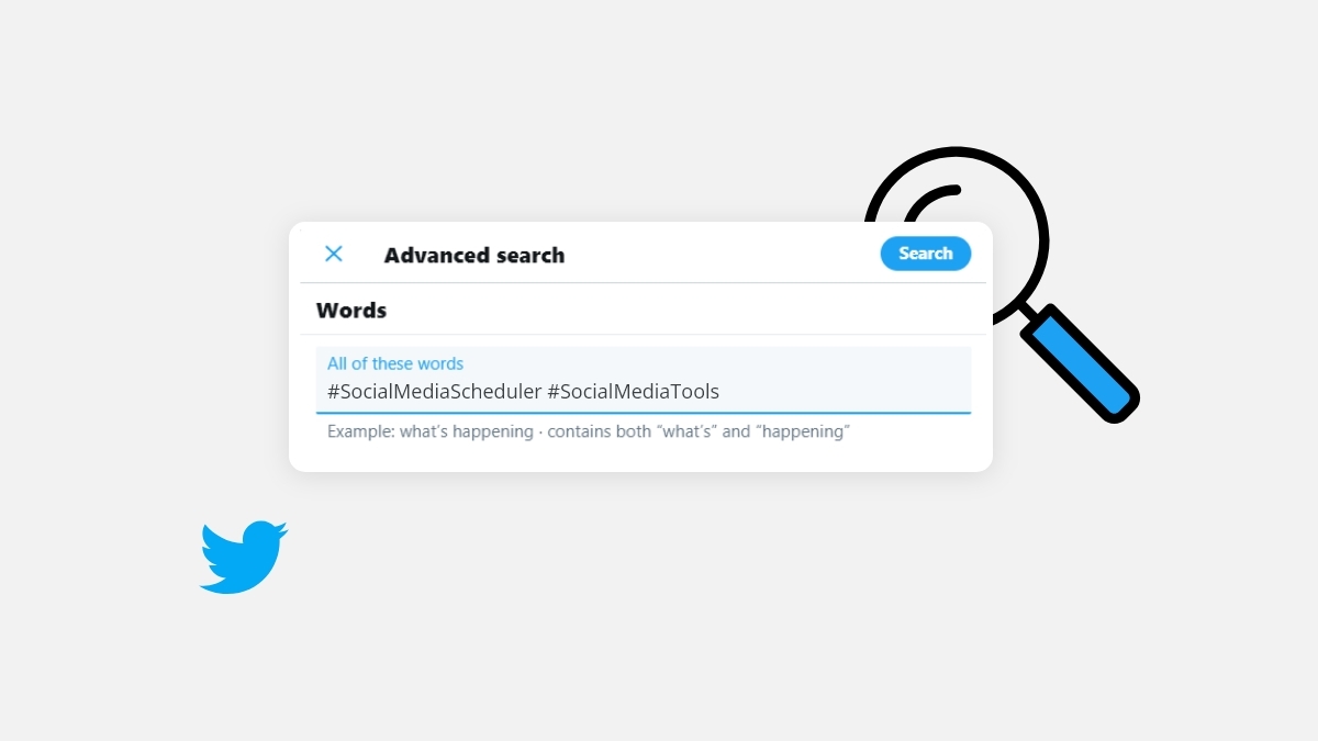 keywords to find customer as twitter advanced search by recurpost as best social media scheduler