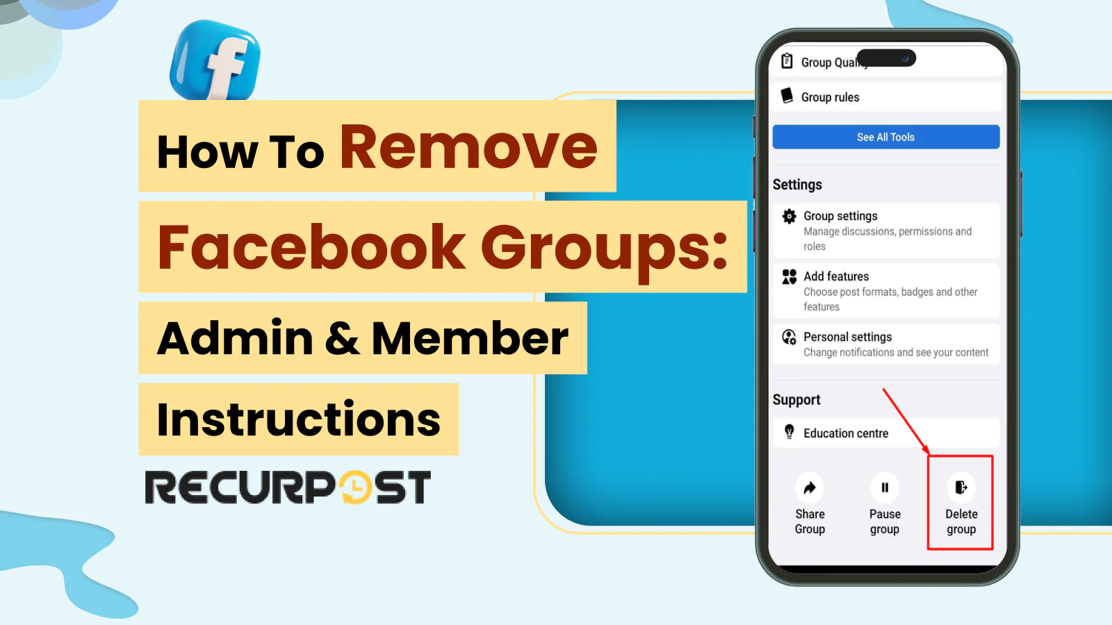 How to Remove Facebook Groups: Admin & Member Instructions