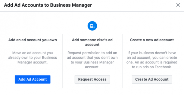 add ad account to business manager for facebook business manager by recurpost as best social media scheduling tool