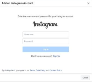 add your Instagram account for facebook business manager by recurpost as best social media scheduling tool