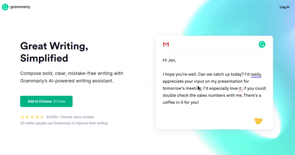  grammarly as blogging tools by recurpost as best social media scheduler