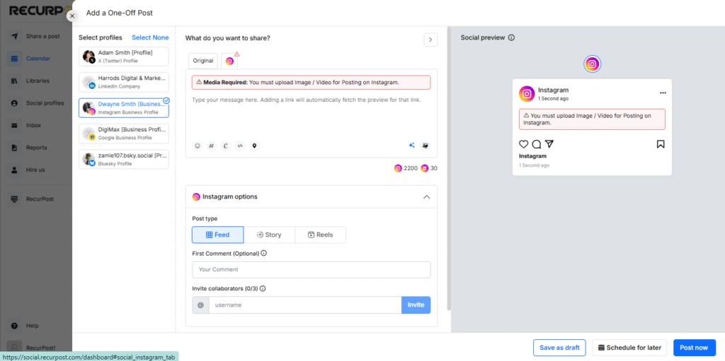 Set Up Your Content and Schedule.