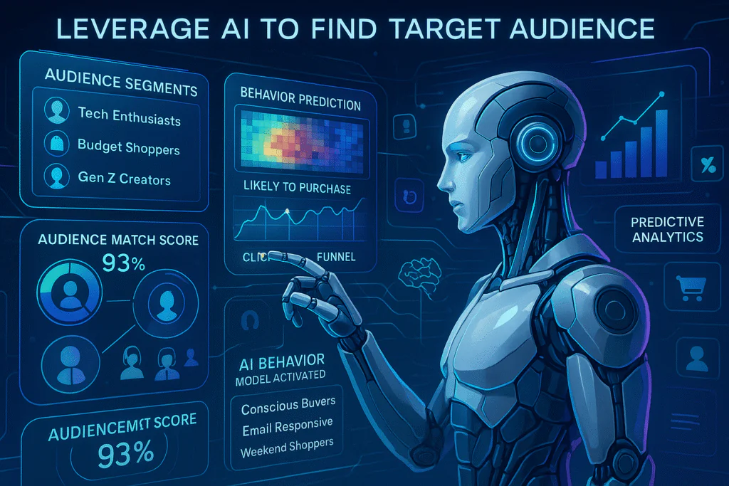 Use AI while finding target audience