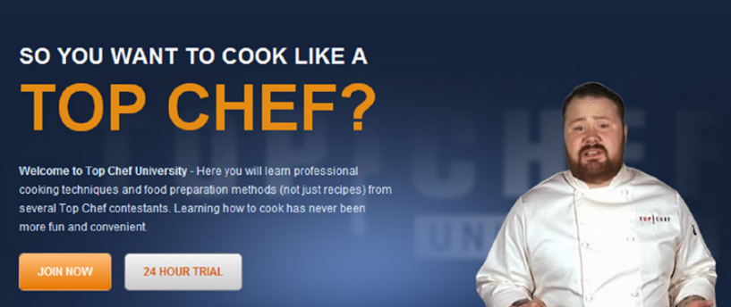 Top chef university's call to actions examples