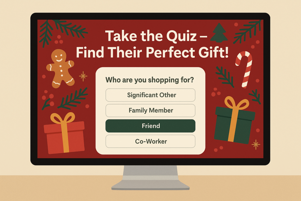 Add a Holiday Quiz or Gift Finder Tool