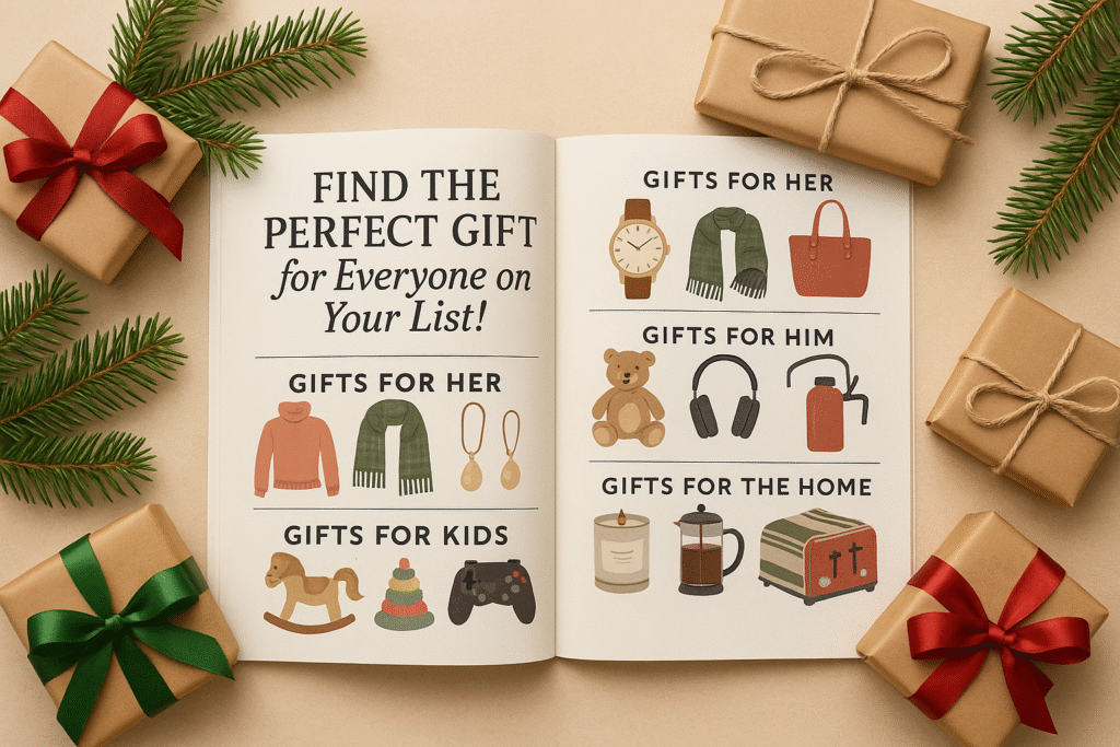 Design a Holiday Gift Guide