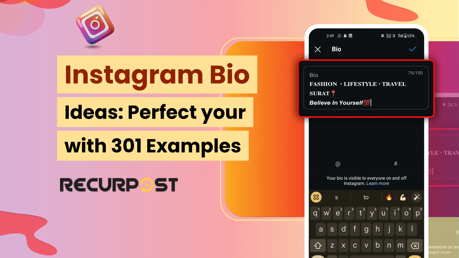 Instagram Bio Ideas_ Perfect Your Profile with 301 Examples