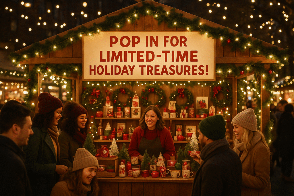 Set Up a Holiday Pop-Up Shop