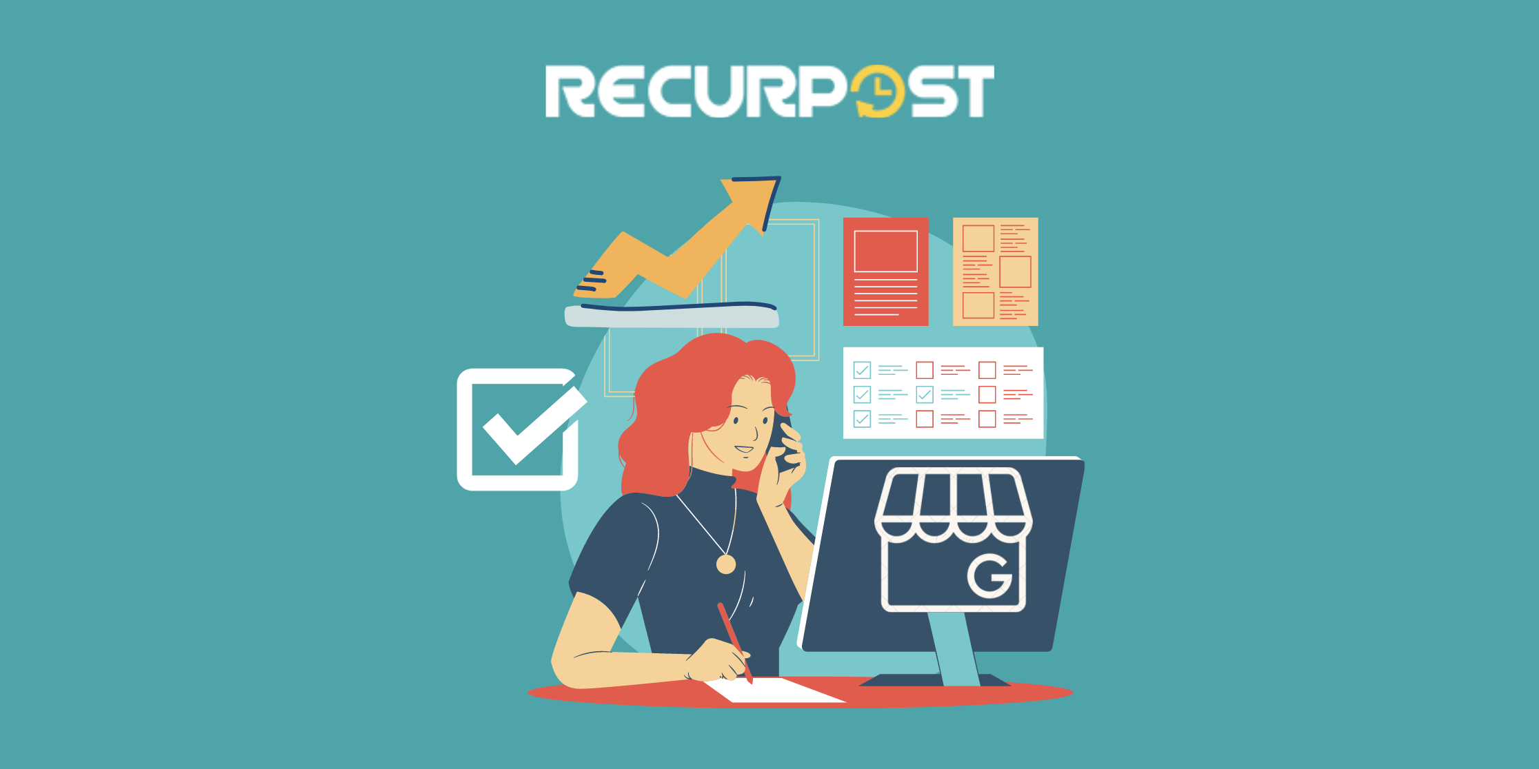 how to make and verify google my business listing in 2021 by recurpost as best social media scheduling tool