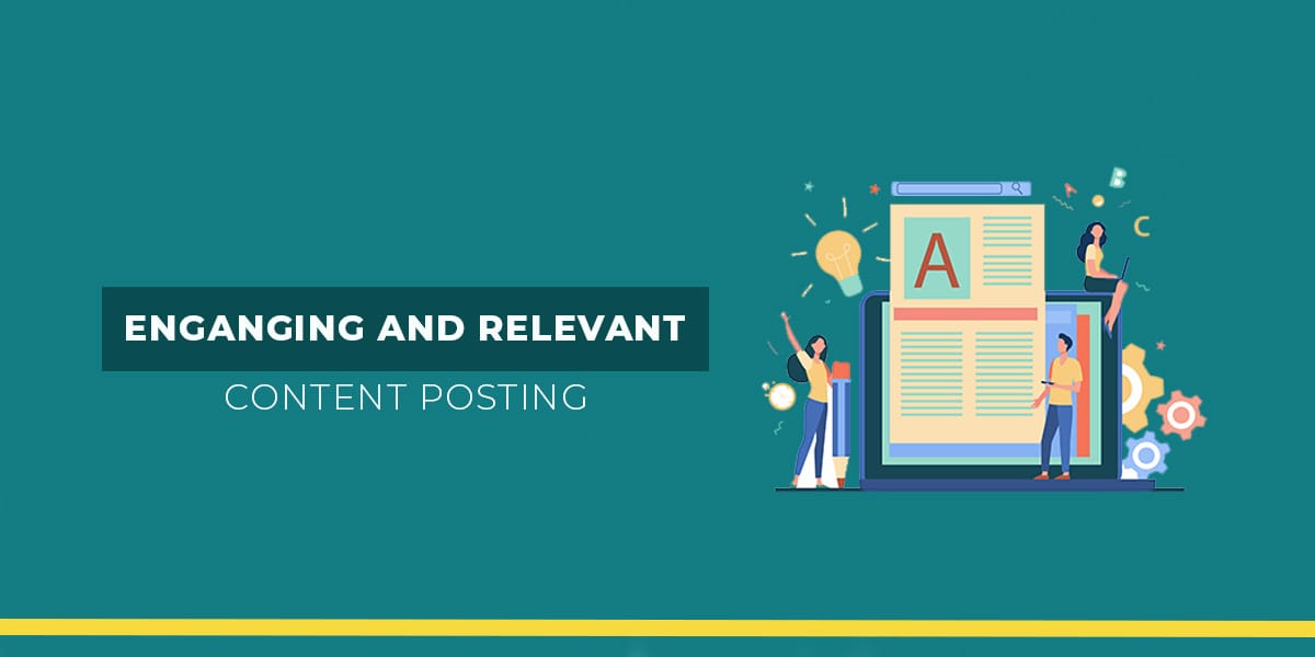  linkedin content marketing strategy with posting content that is relevant and engaging | RecurPost