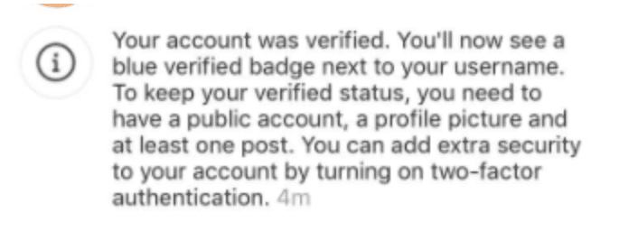 Knowledge - 'How to verify account on Instagram' 