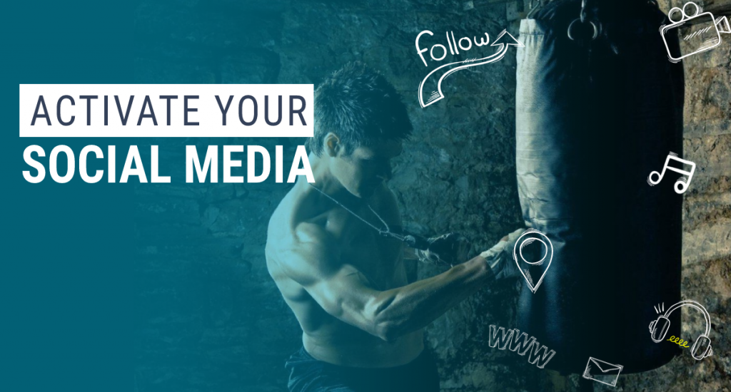 must active on social media to market your gym business | RecurPost