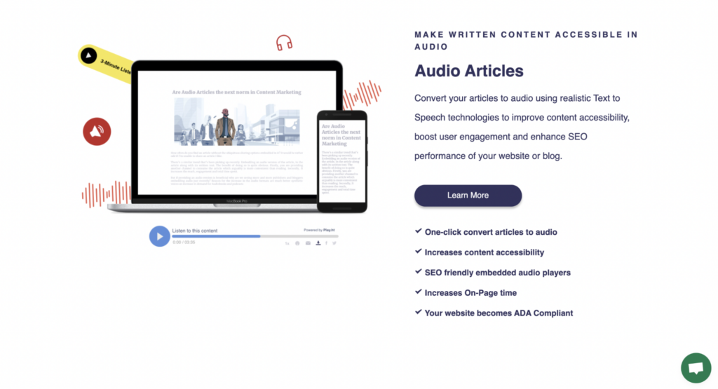 repurpose your content by converting it into audio and podcast| recurpost best social media scheduling tool