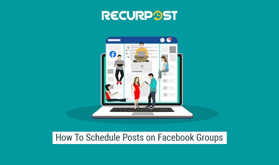 how to schedule posts on Facebook groups