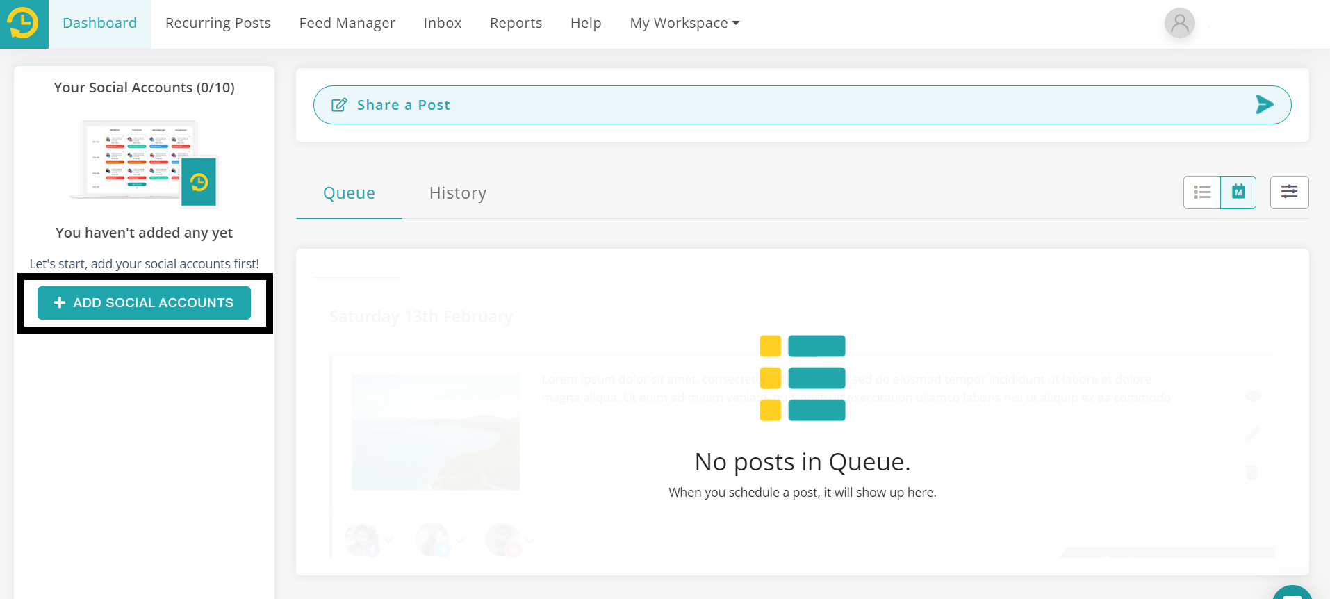 schedule posts on Facebook groups RecurPost
