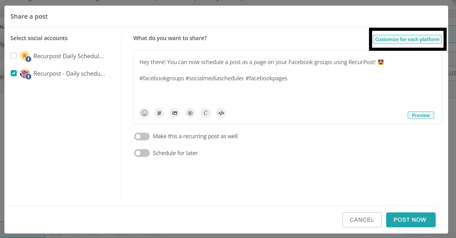 How To Schedule Posts on Facebook Groups Effectively