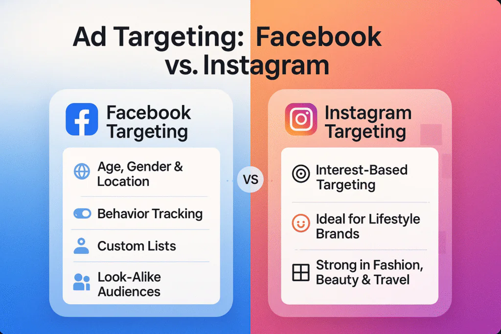 Ad Targeting Capabilities Facebook vs Instagram