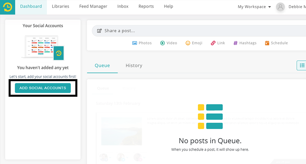 How to schedule Instagram posts with RecurPost steps
