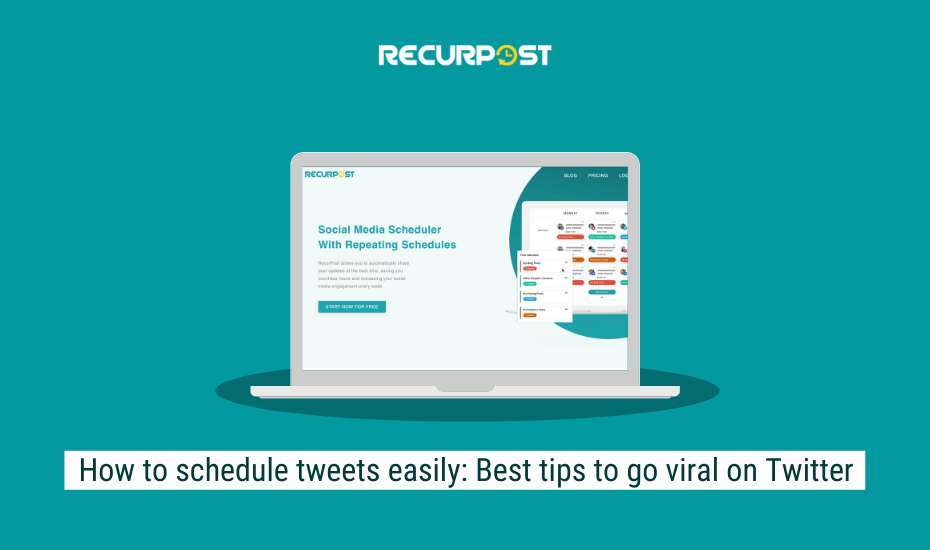 how to schedule tweets using recurpost