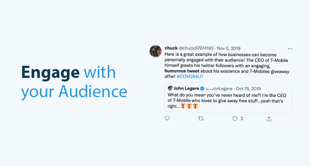 schedule tweets to engage with audience