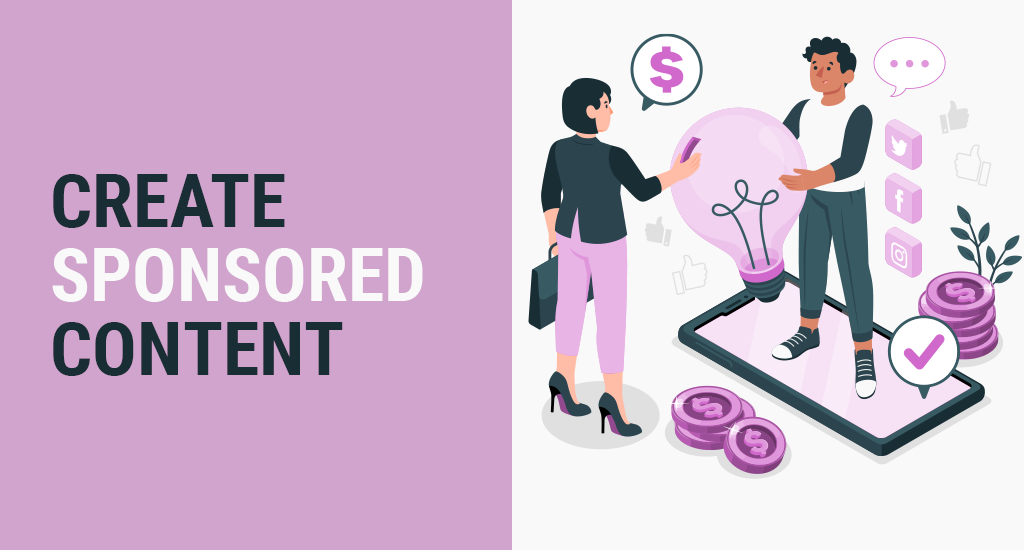 create sponsored content as a youtuber