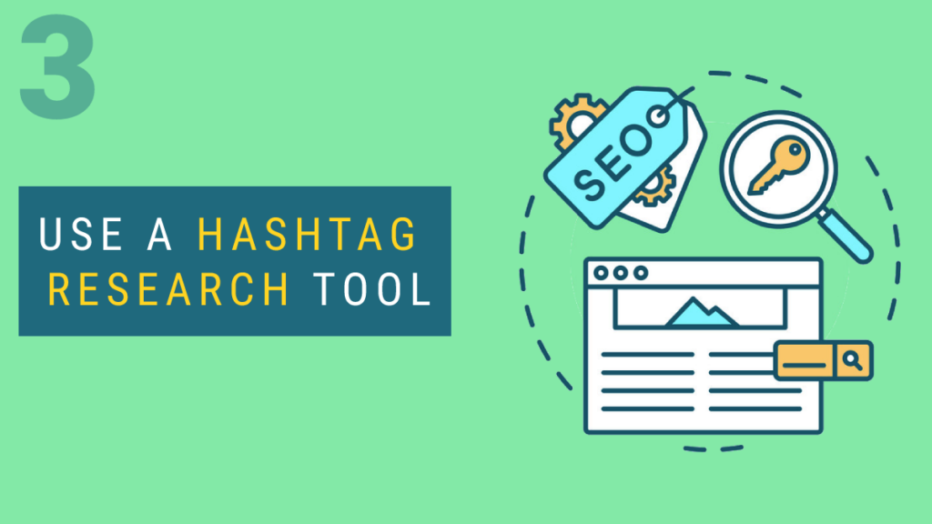 use a hashtag research tool