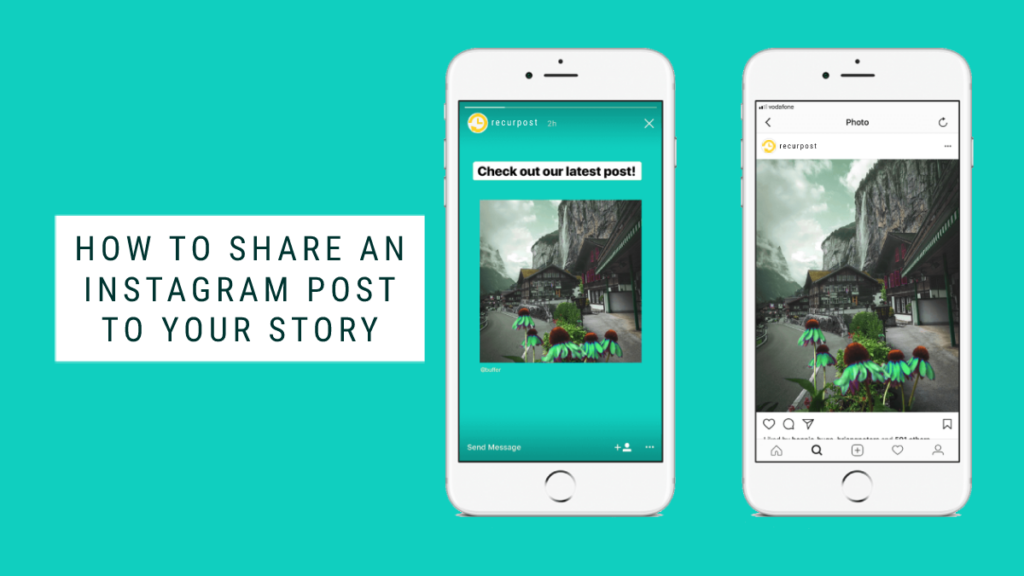 How to share an Instagram post to your story