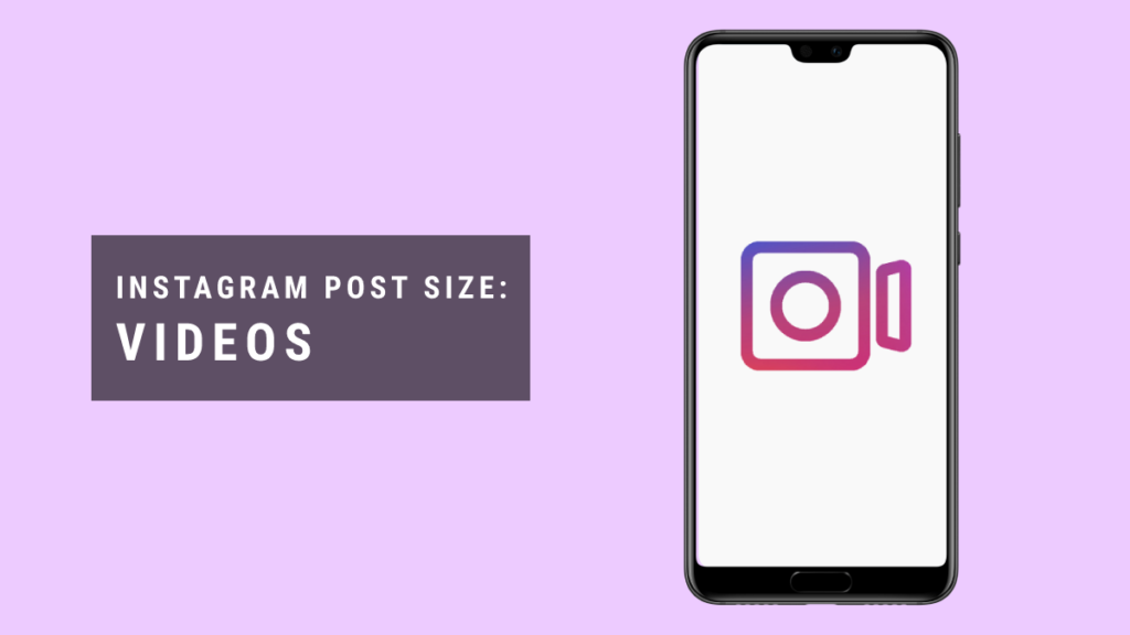 Instagram Post Size Guide for videos
