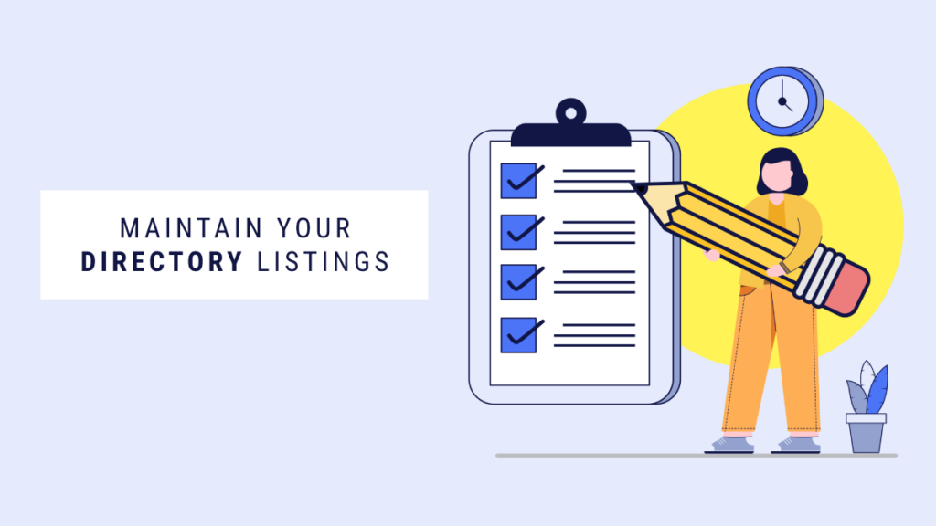 Local Online Marketing by managing directory listing