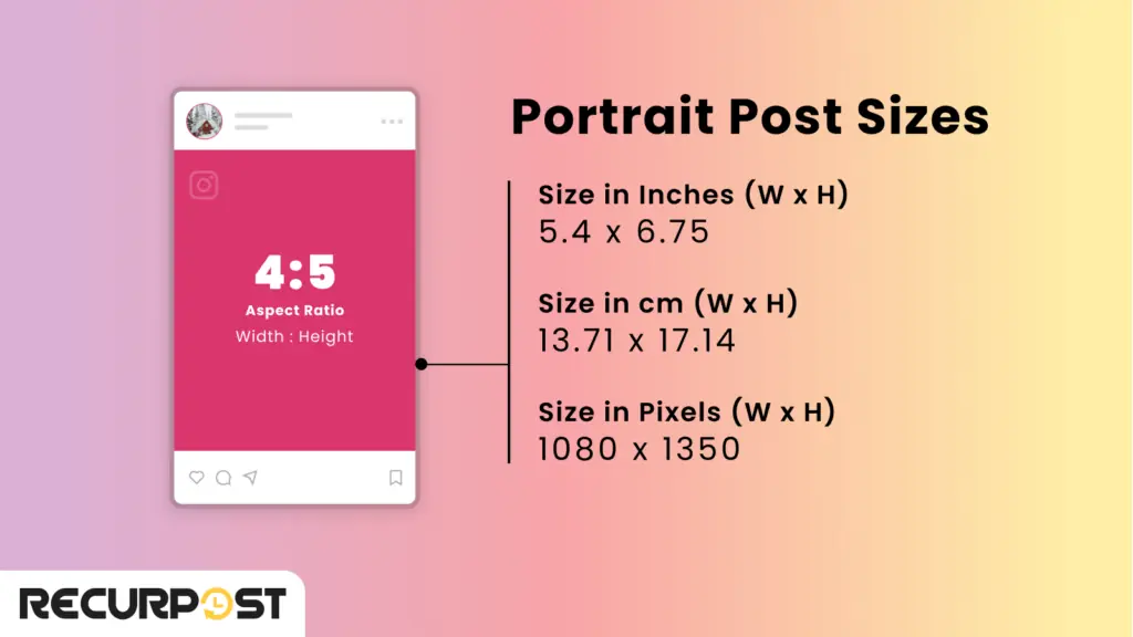 Instagram Portrait Post Size