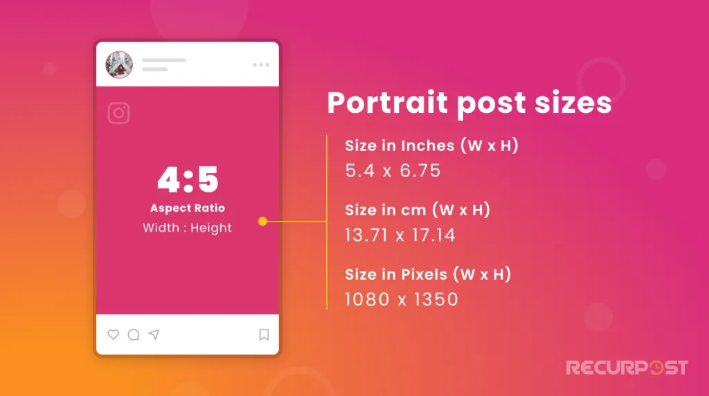 Instagram Portrait/Vertical Post Size
