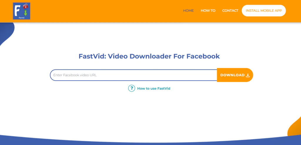 FastVid – Video Downloader for Facebook (Mobile App)