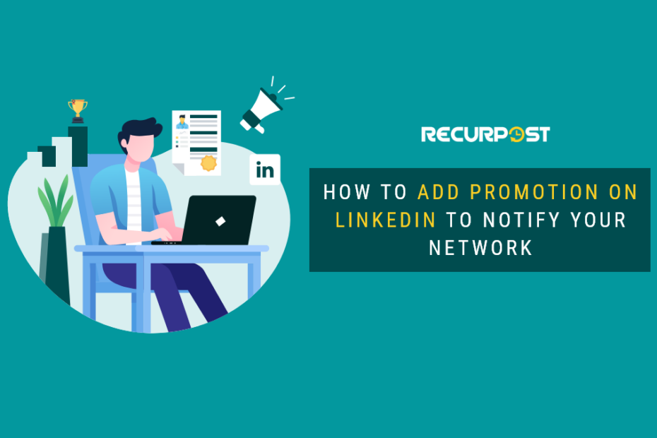 how to add promotion on linkedin