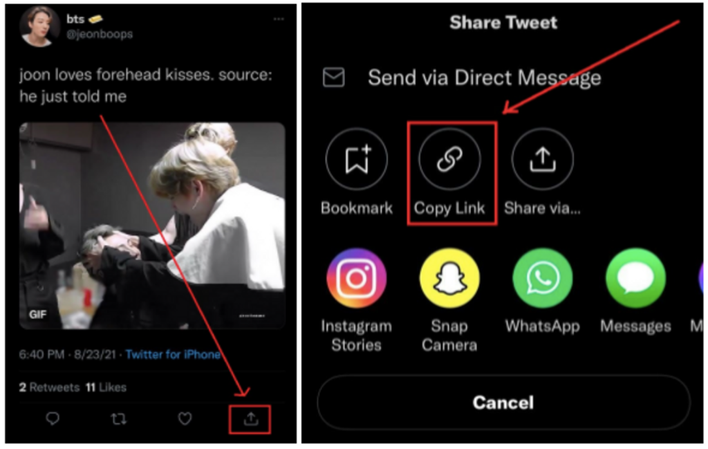 How To Save or Download a GIF and Reshare on Social Media