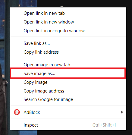 how to save a GIF on windows