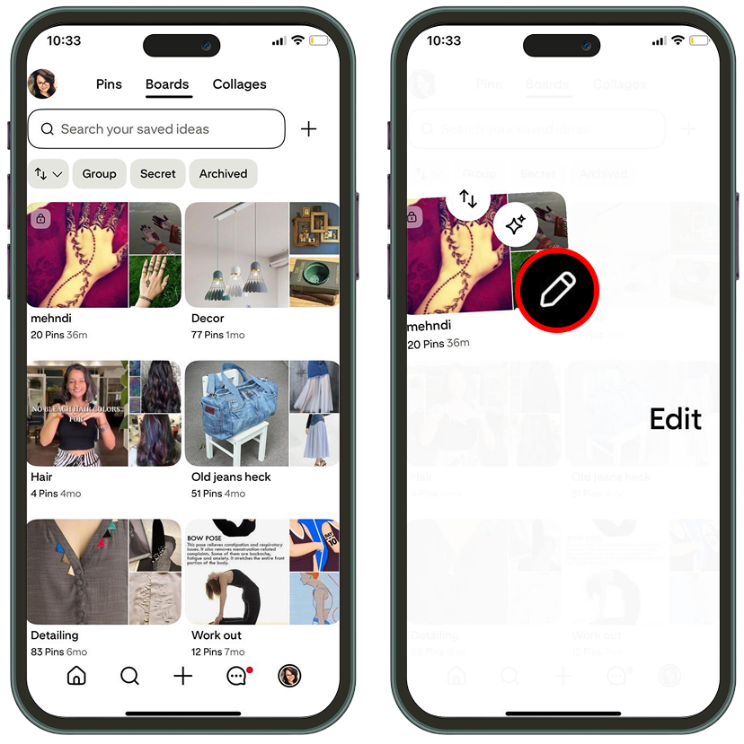 How to Delete Boards on Pinterest 1