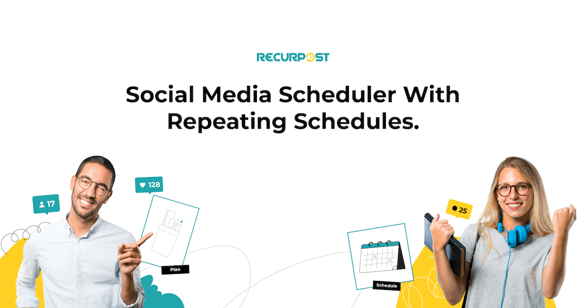 RecurPost: Social Media Scheduling with Repeating Schedules [aff link]