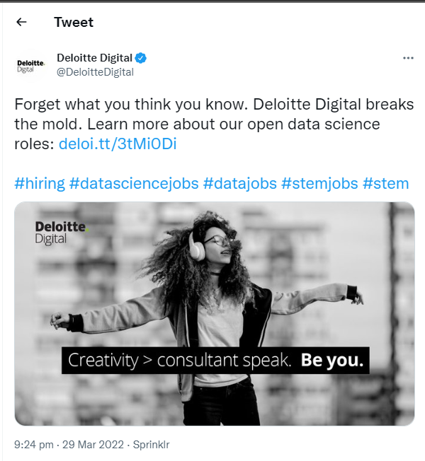 Social Media Marketing Agency-Deloitte Digital
